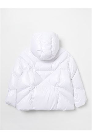 White hooded puffer jacket KHRISJOY KIDS | KT2P17N0198100